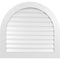 Ekena Millwork Round Top Surface Mount PVC Gable Vent: Functional, w/ 3-1/2"W x 1"P Standard Frame, 36"W x 34"H GVPRT36X3401SF - alternate 1